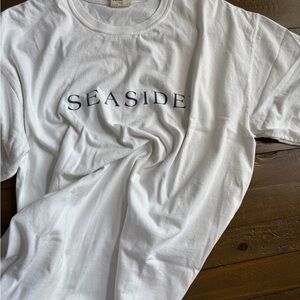 Comfort Colors Classic White Seaside Tee Shirt